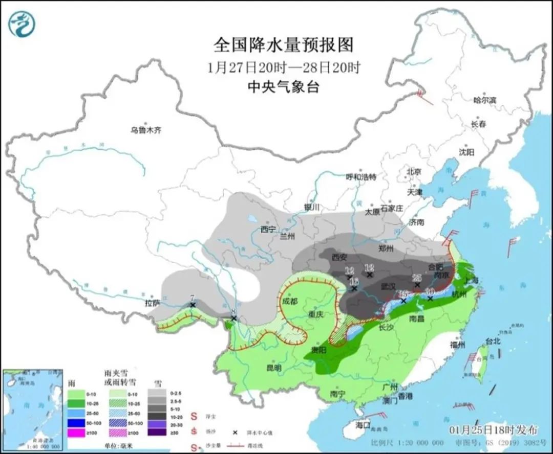 湖北多地降雪量已超10毫米,湖北多地积雪深度超10cm