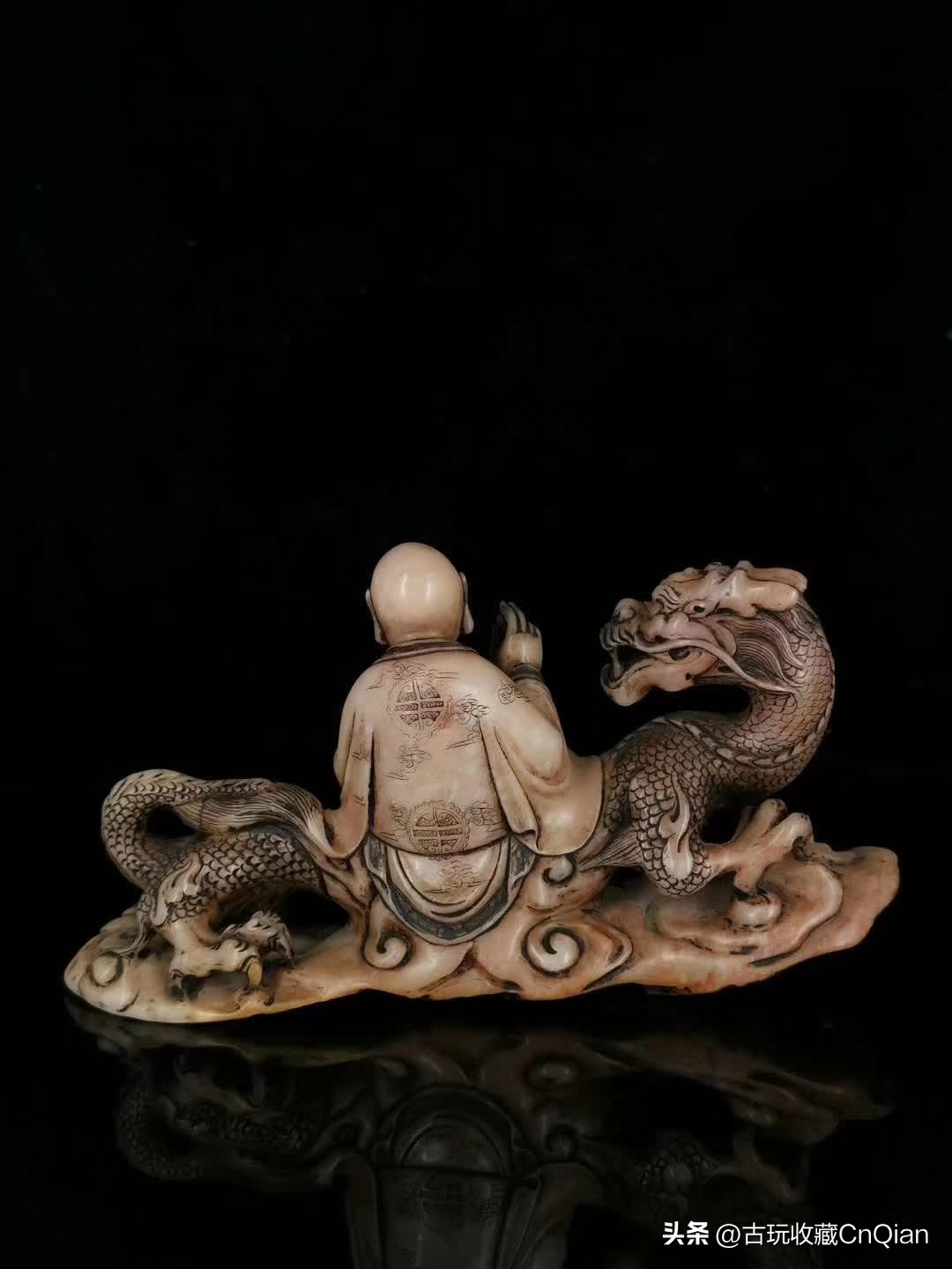 寿山芙蓉石如意摆件,寿山芙蓉石罗汉印章