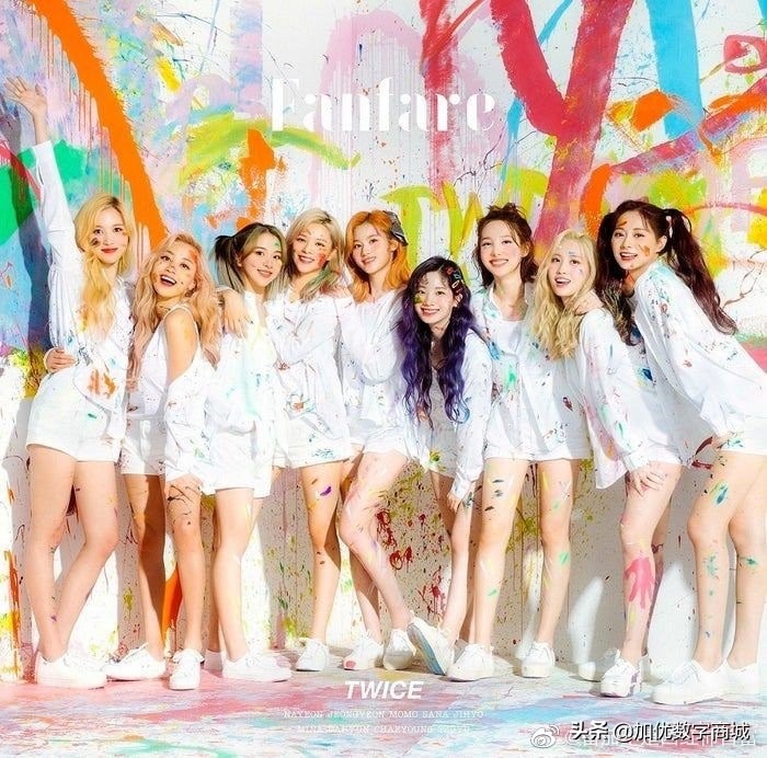 twice凭什么拿四代top,twice人气top是谁