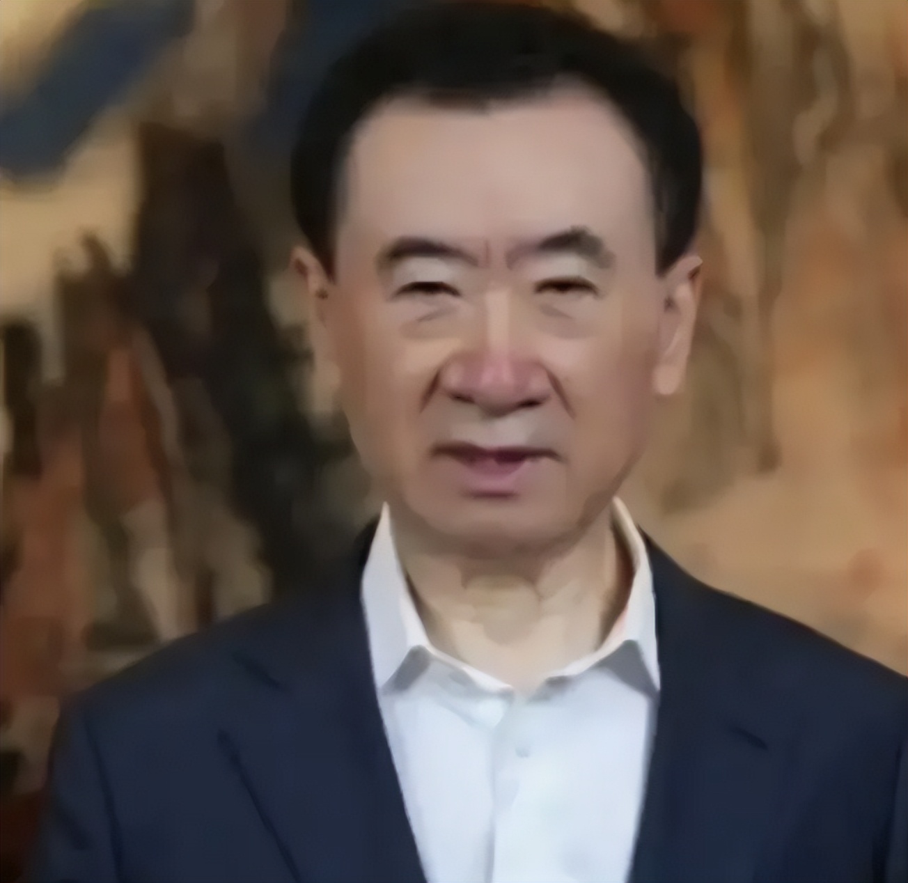 王健林憔悴的模样,王健林憔悴登场