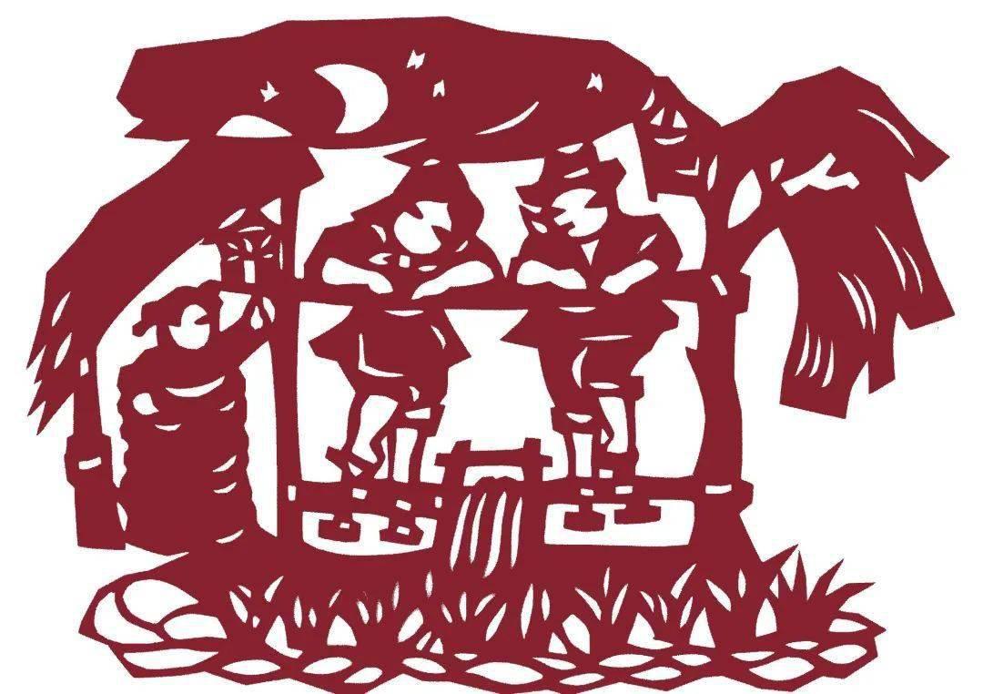 二十四节气立秋剪纸教学过程,二十四节气剪纸雪人手工