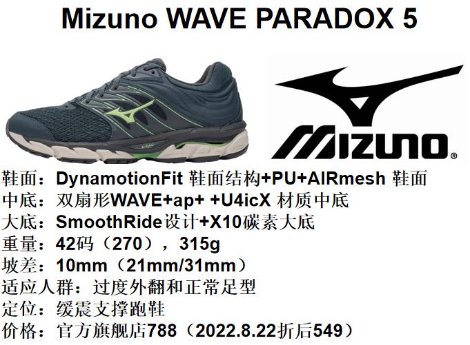 美津浓跑鞋22,美津浓跑鞋产品矩阵