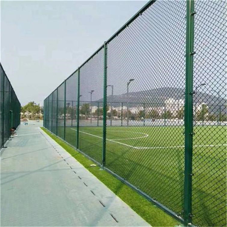 镀锌铁艺网围栏,镀锌勾花网护栏篮球场