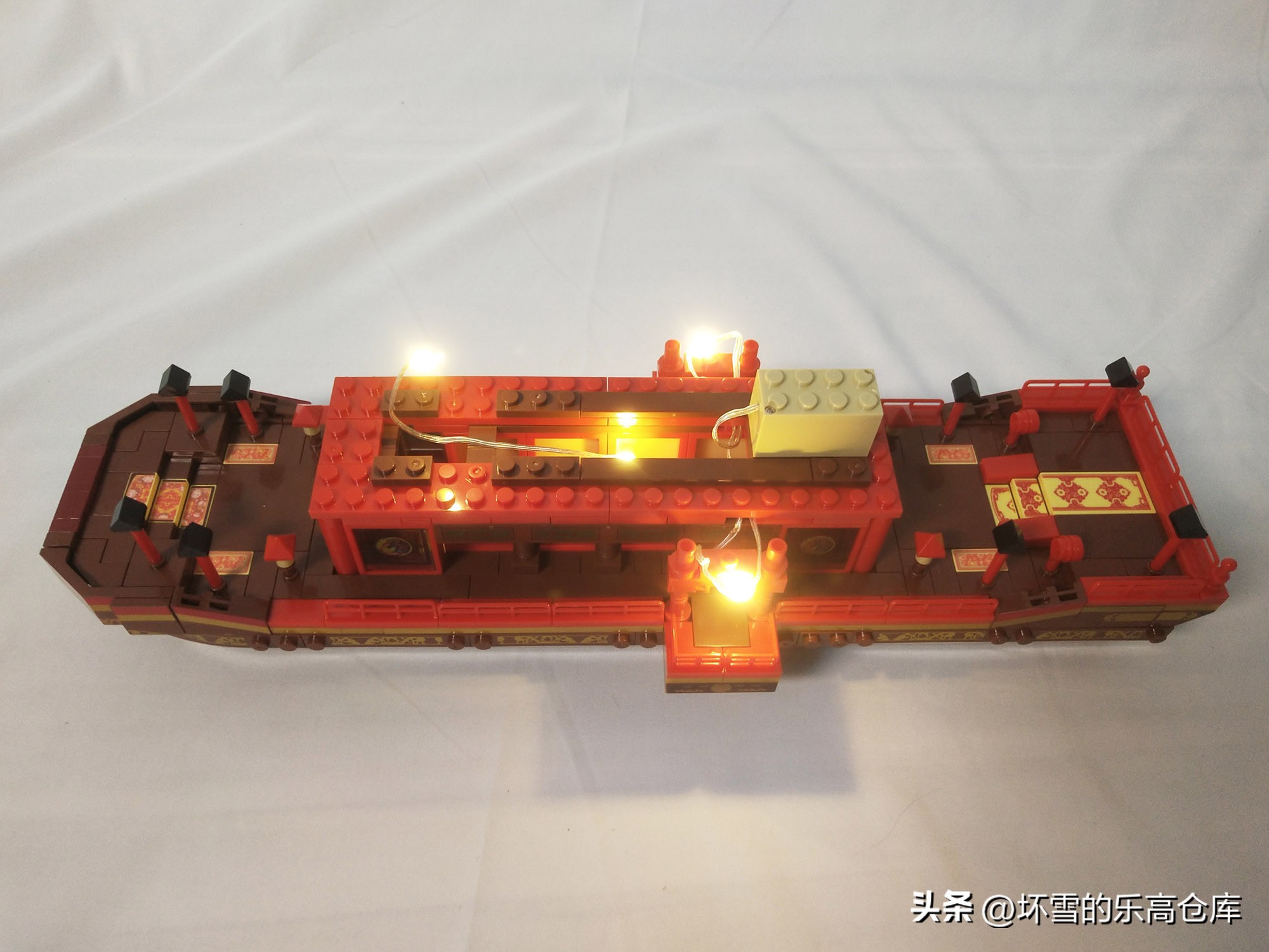 拼搭森宝积木,森宝积木故宫角楼拼搭过程