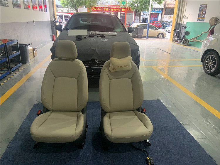 别克君威座椅改超纤皮,别克君威改通风座椅