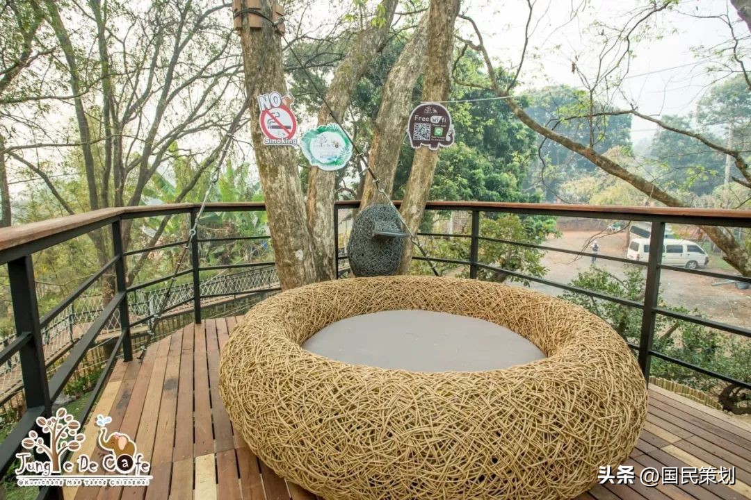 清迈人气最高咖啡厅,“丛林+咖啡”创意玩法,“火”在三大原因