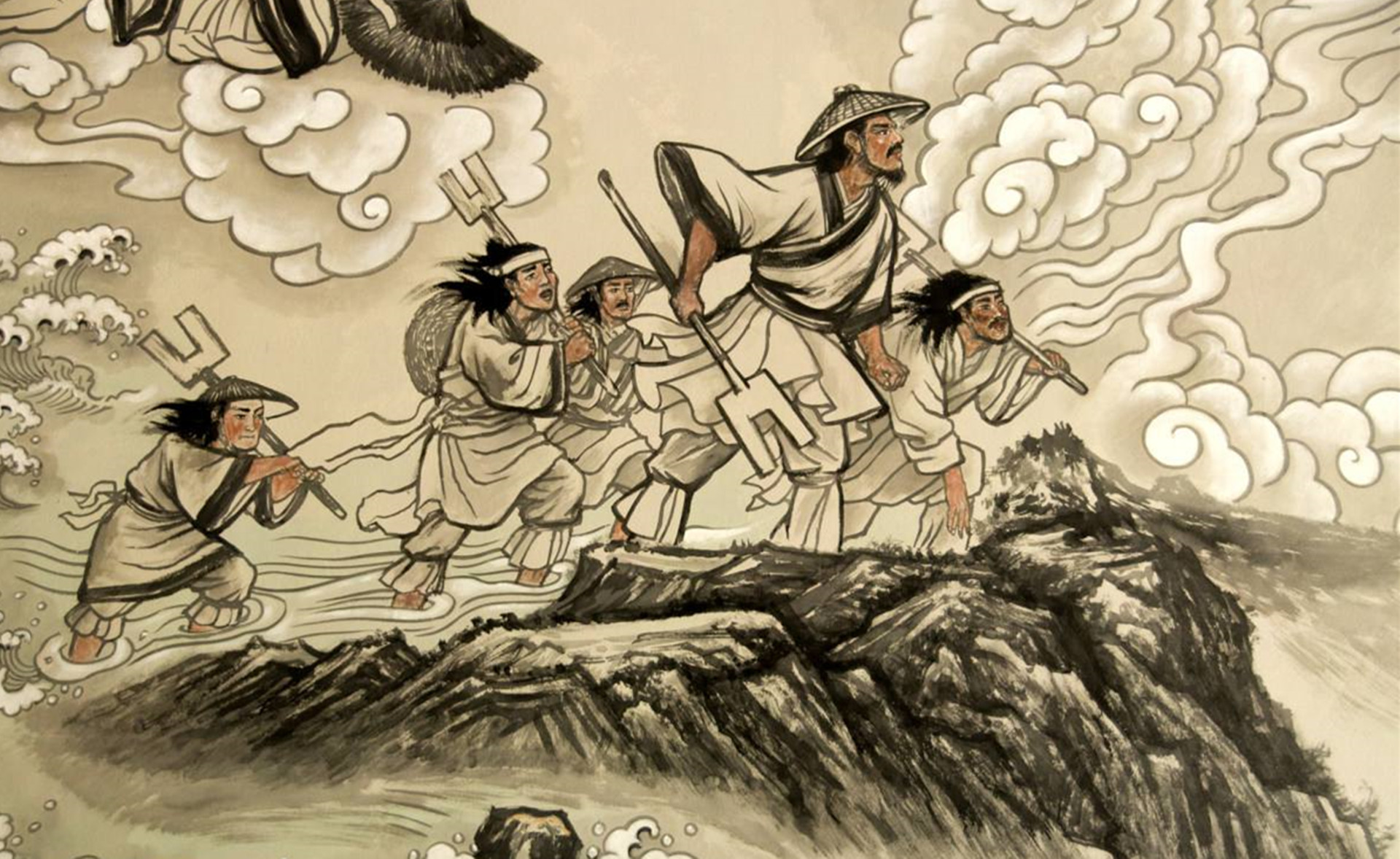 大禹治水治哪里的水,大禹治水的神话故事