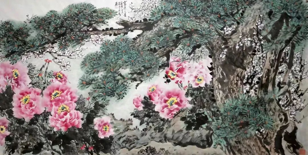 涓浗鐢昏繋鏄ュ睍浣滃搧娆ｈ祻,涓归潚璐哄瞾鐜夊厰杩庢槬