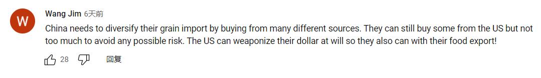 外国网民评价中国海外撤侨,美国70万吨玉米订单被取消了吗