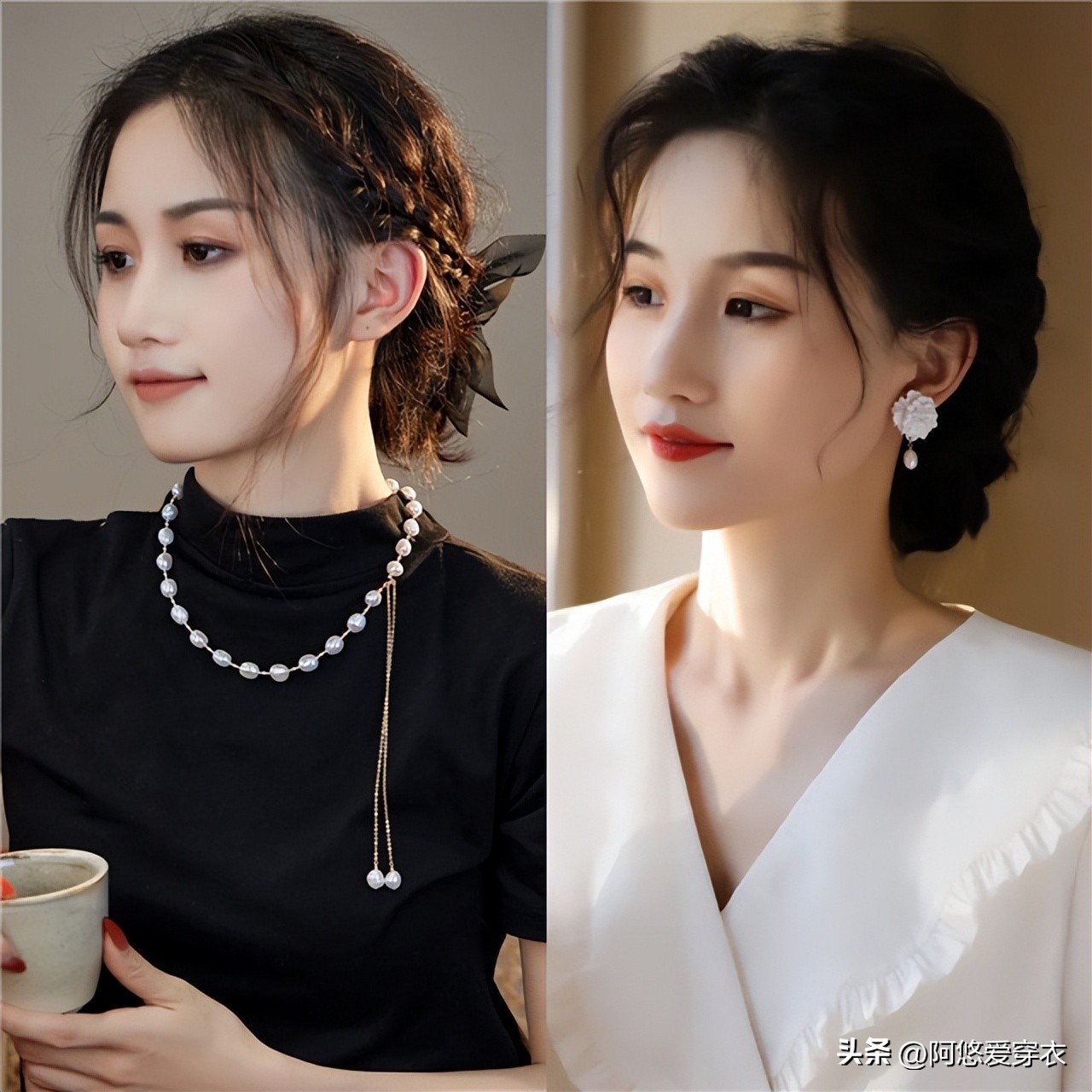 适合冬季显脸小的发型,冬季干净利落减龄的发型