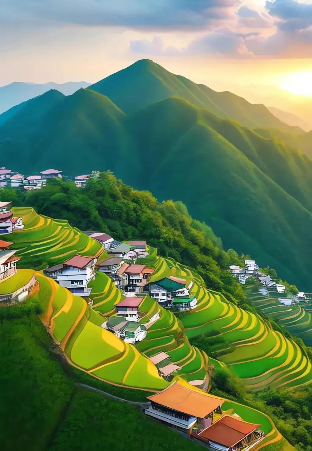 醉美田园风光尽收眼底,醉美古城村田园风光