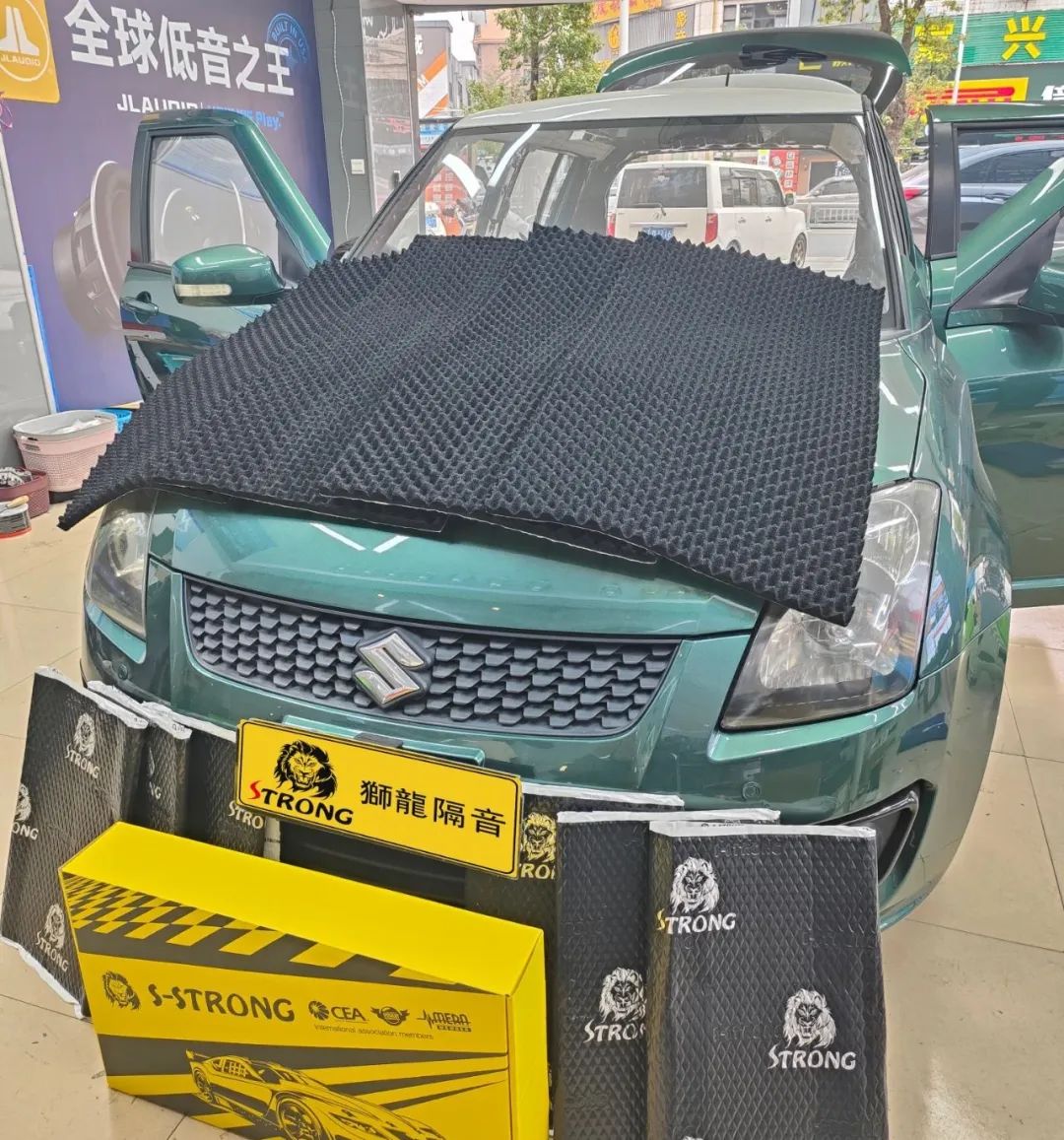 铃木雨燕改造隔音,铃木雨燕自己动手做全车隔音