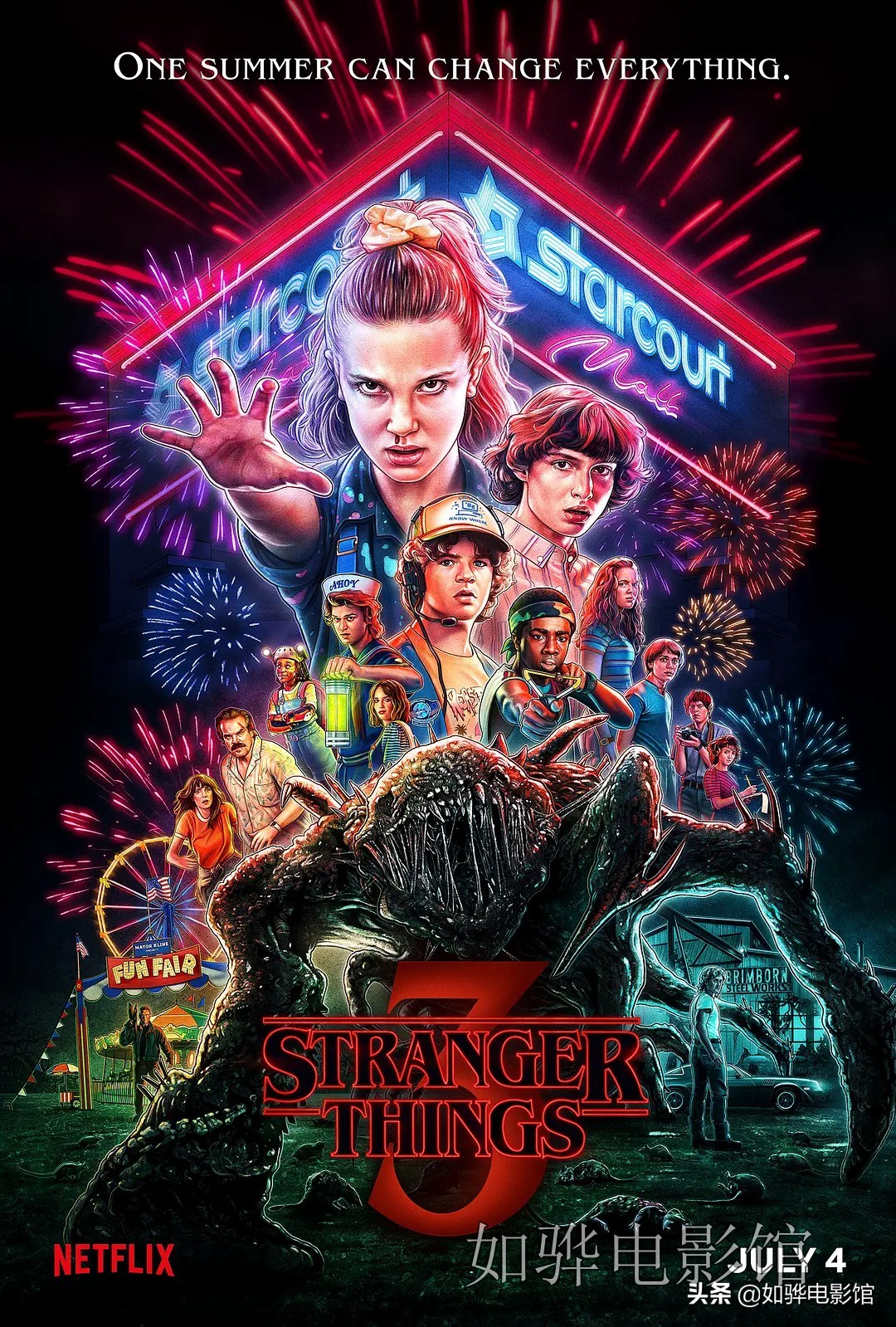 惊悚美剧怪奇物语第五季解说,怪奇物语科幻片