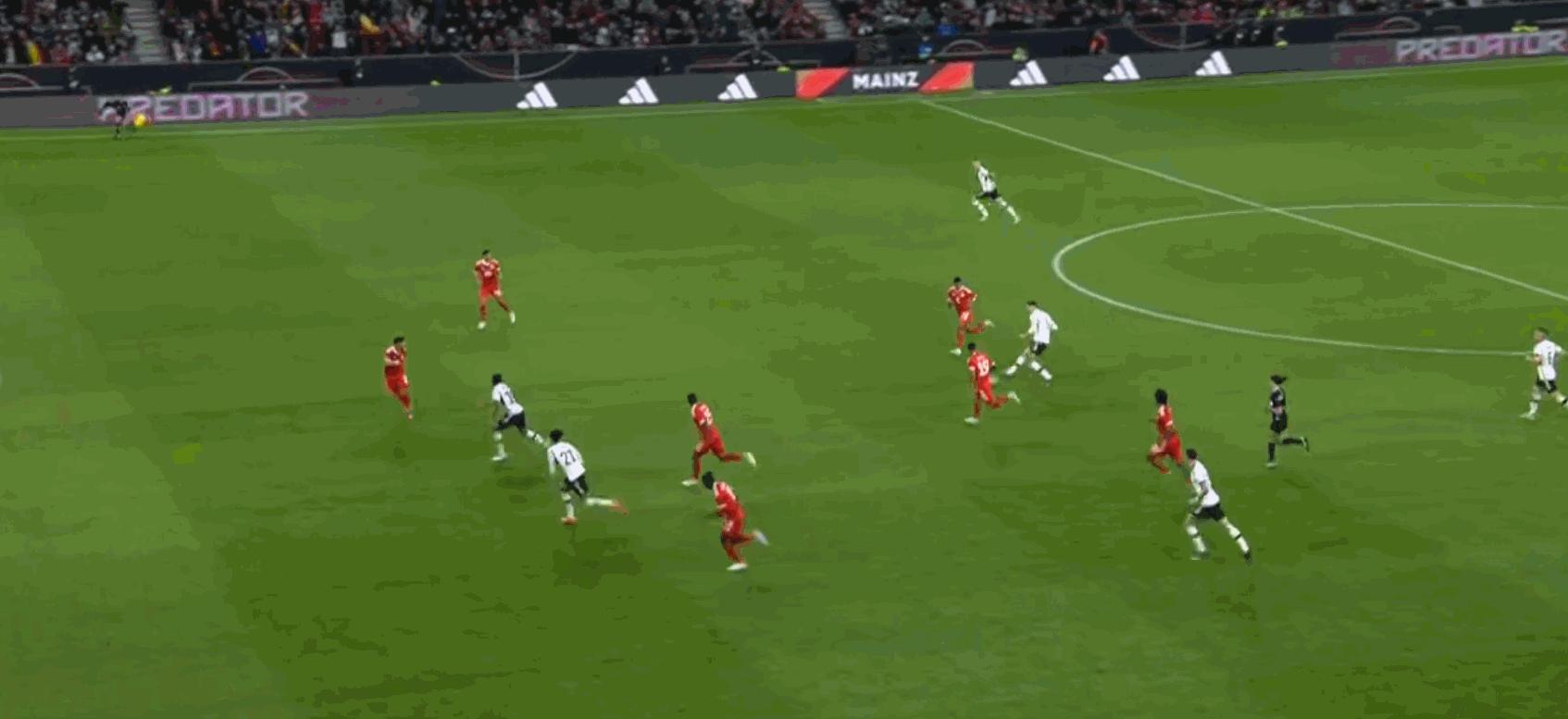 友谊赛德国1-1西班牙录像,德国2比0法国哈弗茨破门