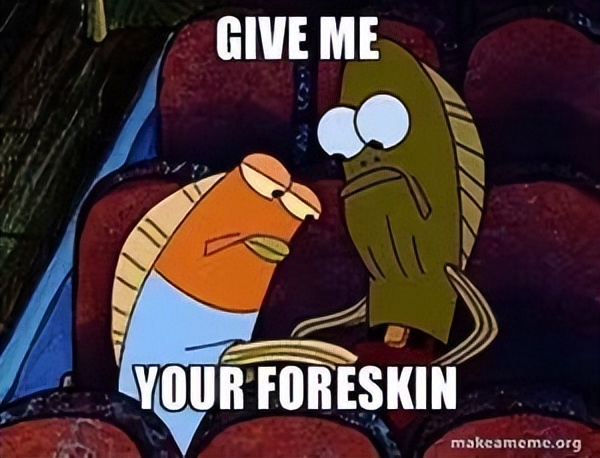 被割下的包皮,被割的包皮