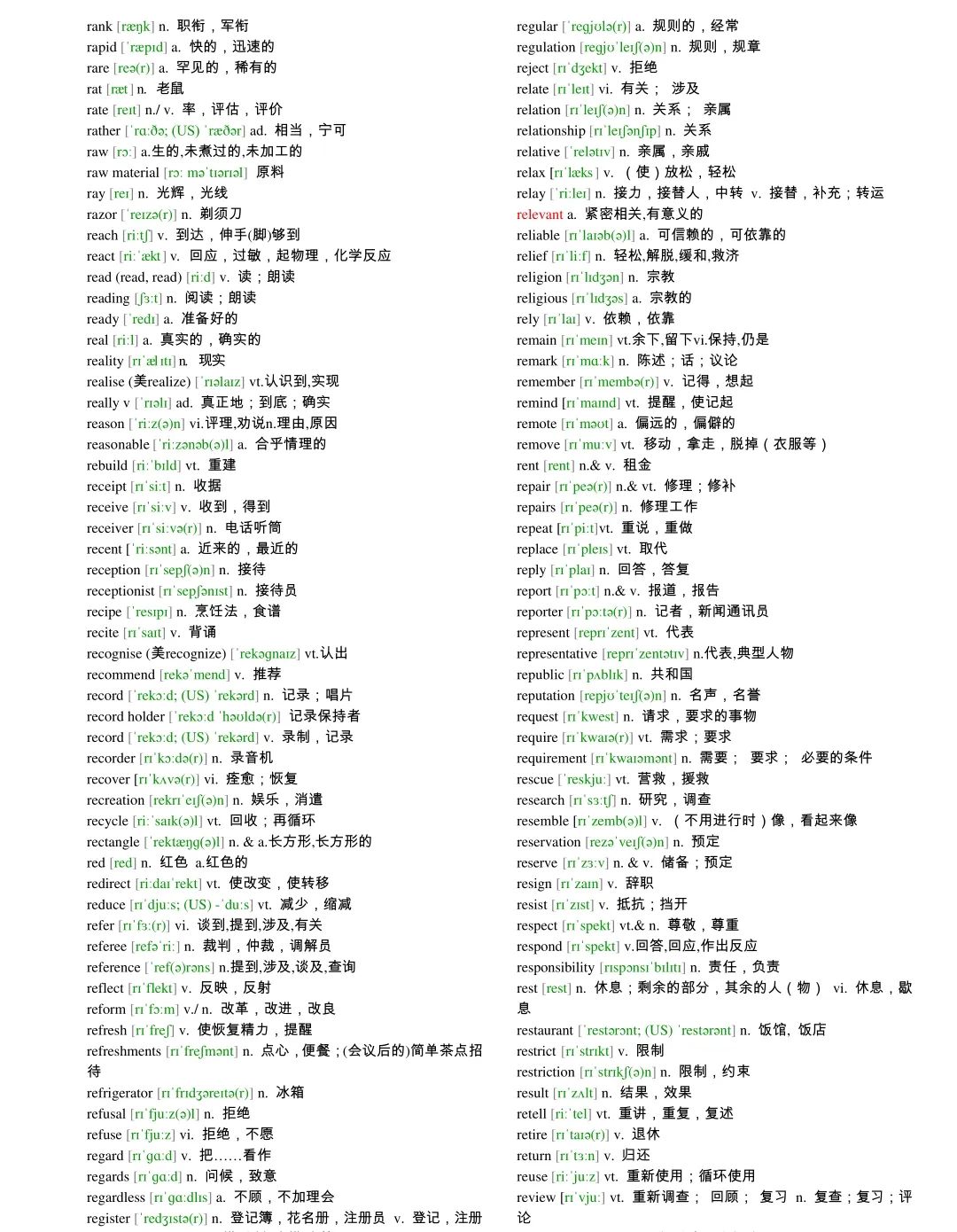 高中英语3500词电子版免费,高中英语单词必背3500词全部