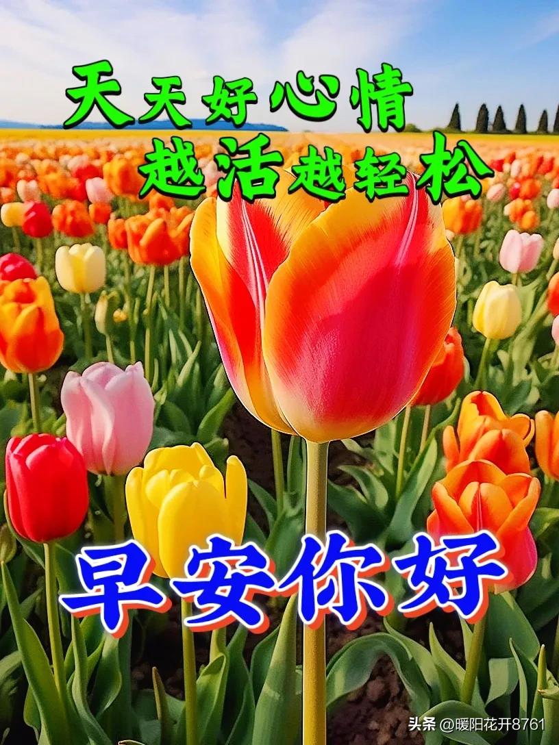 周一早安问候最新图片图文,周一早安问候语正能量简短图片