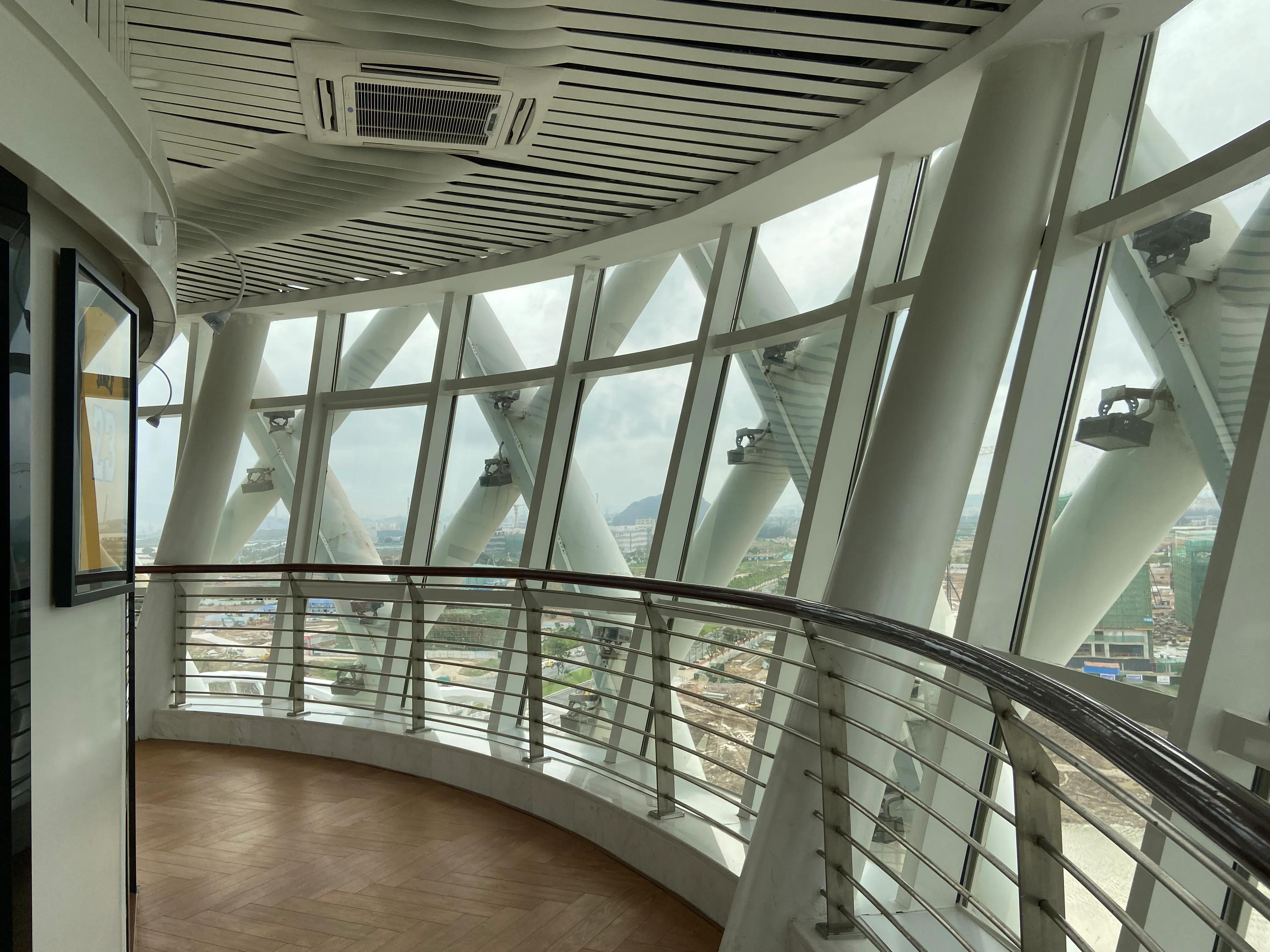 东莞滨海湾旅游景区全景视频,东莞小蛮腰观光塔