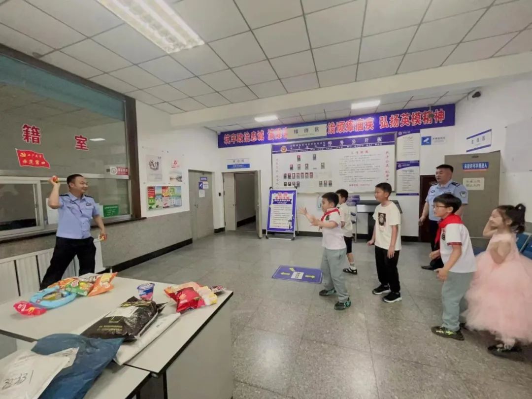 警心暖童心,文圣公安分局送上“六一”安全礼