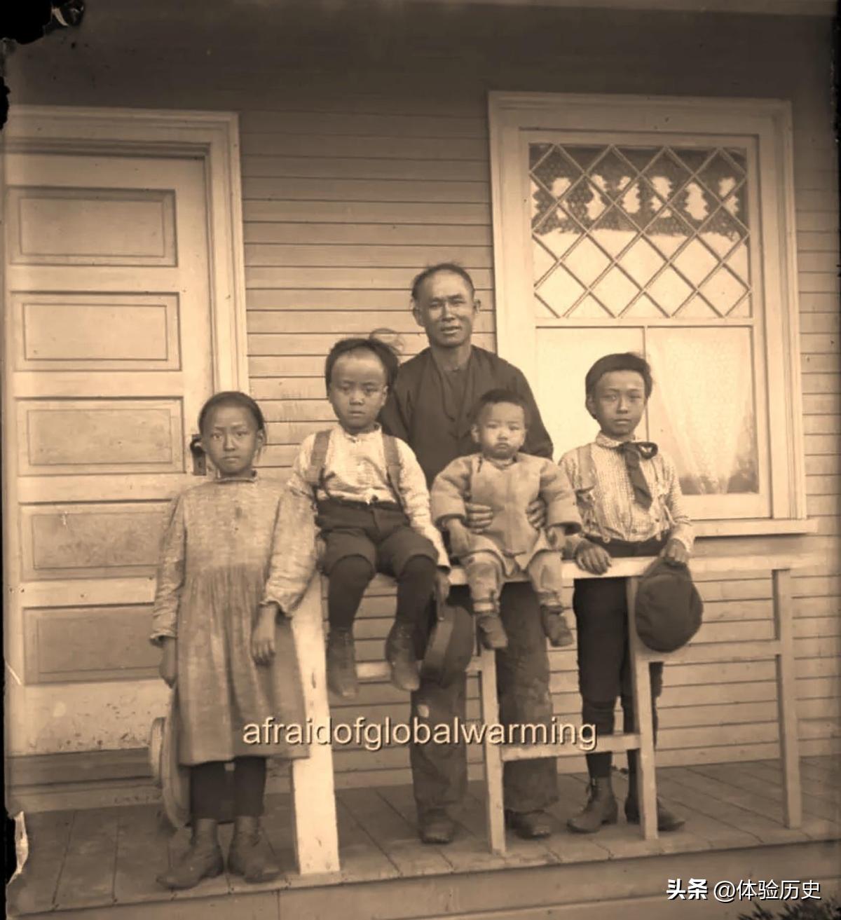 晚清大太监李莲英老照片,清末老照片慈禧眼袋下垂