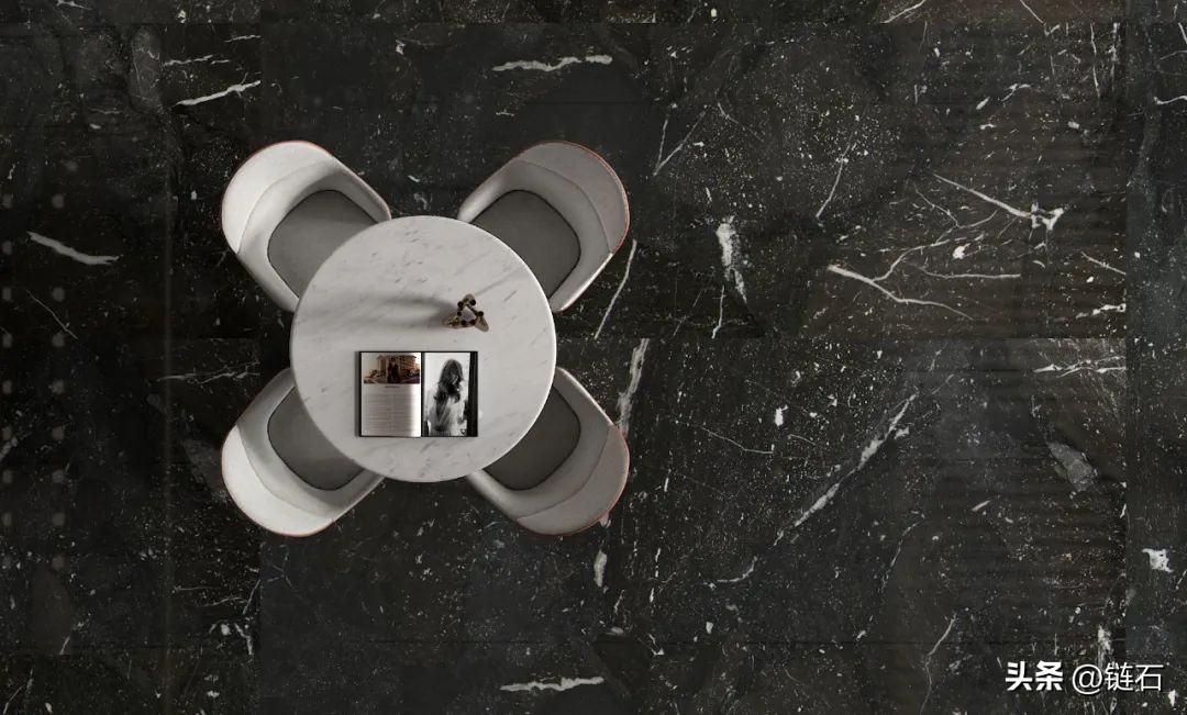 800x800灰色仿古通体大理石,最流行的灰色系大理石