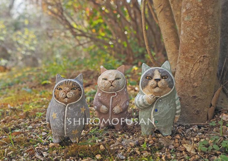 日本艺术家木雕猫,日本木雕猫艺术家