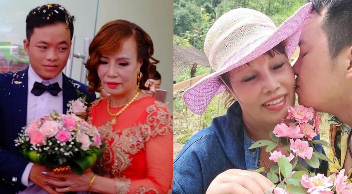 越南62岁老妇嫁给27岁小伙，还为他多次整容，如今却肿得不能看