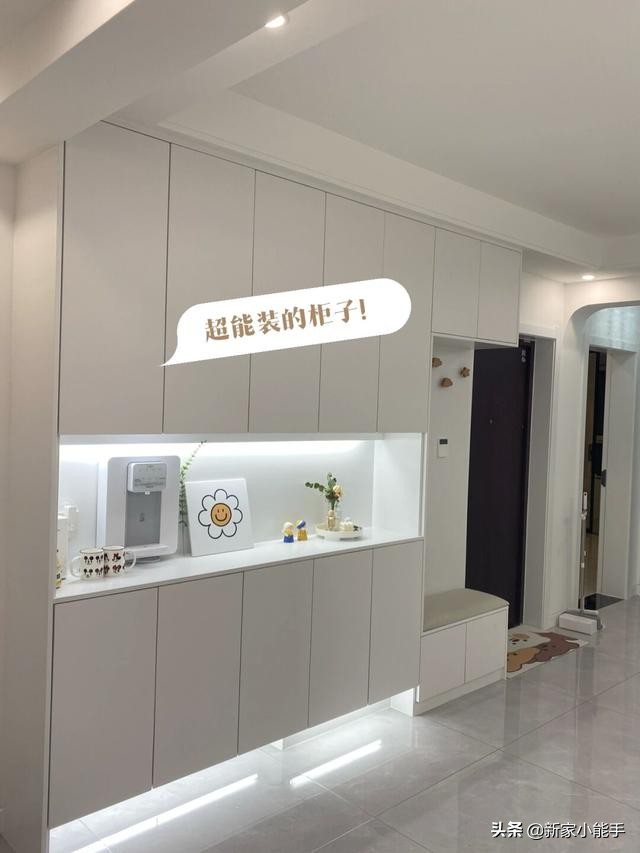 入户门鞋柜怎么设计不占空间,户型小的鞋柜怎么装修好看
