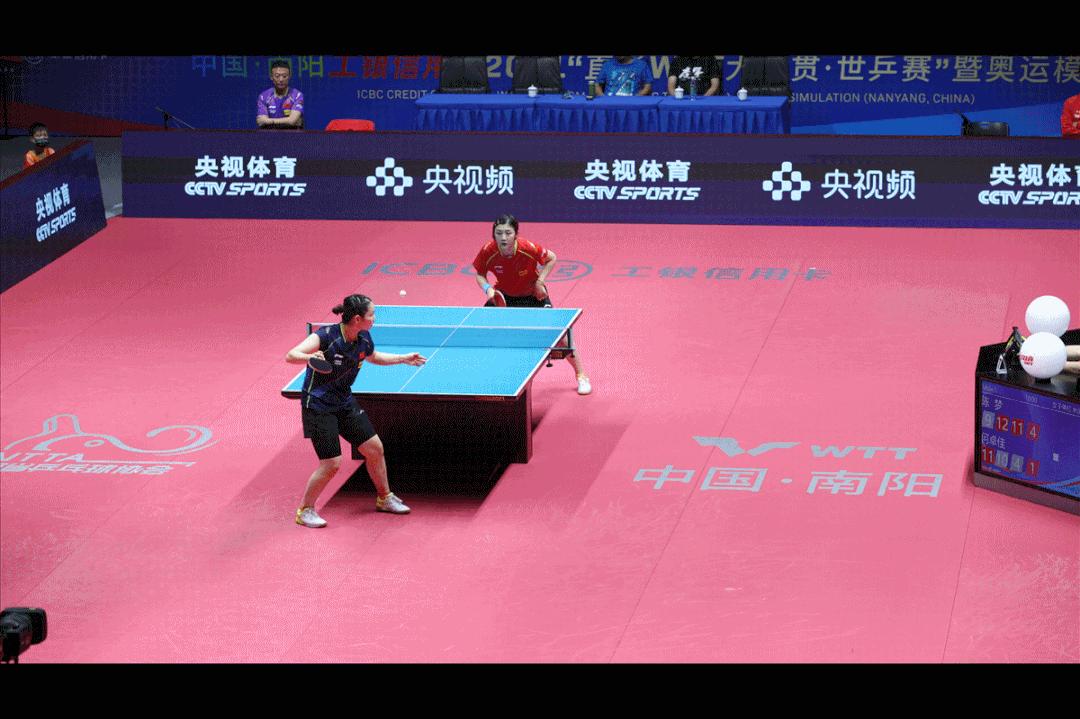 陈梦乒乓球扣杀教学,乒乓球横拍基本功陈梦