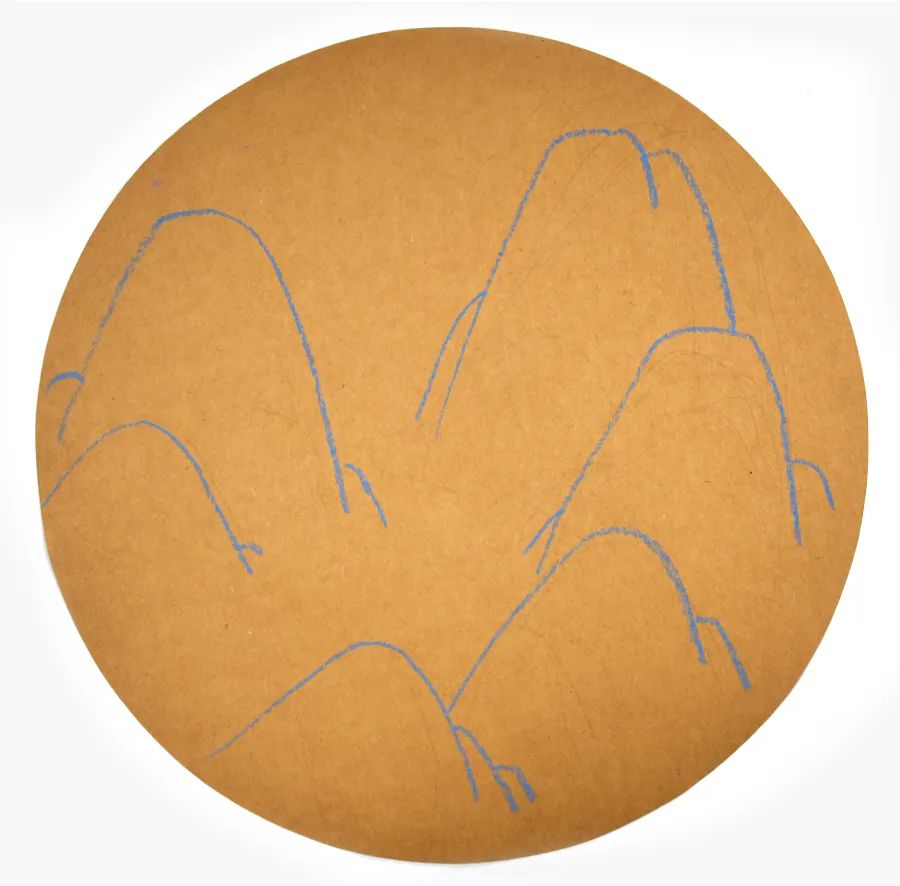 怎么用油画棒画千里江山图局部,千里江山图的河怎么用油画棒画