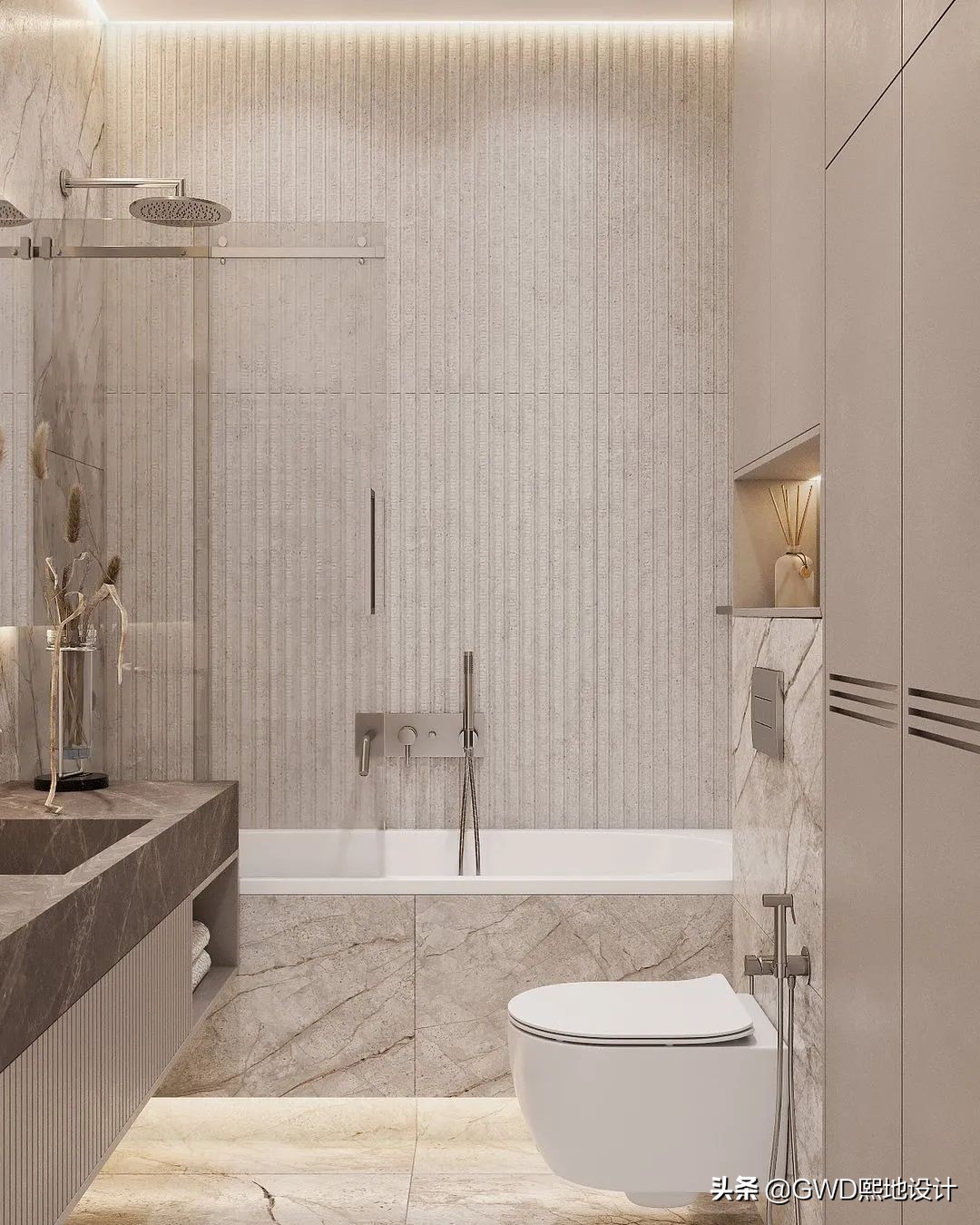 最美卫生间装修效果图,2021最火卫生间设计效果图