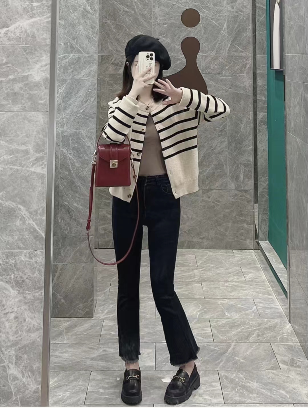 牛仔衫早春穿搭,复古牛仔衫女设计感小众早春