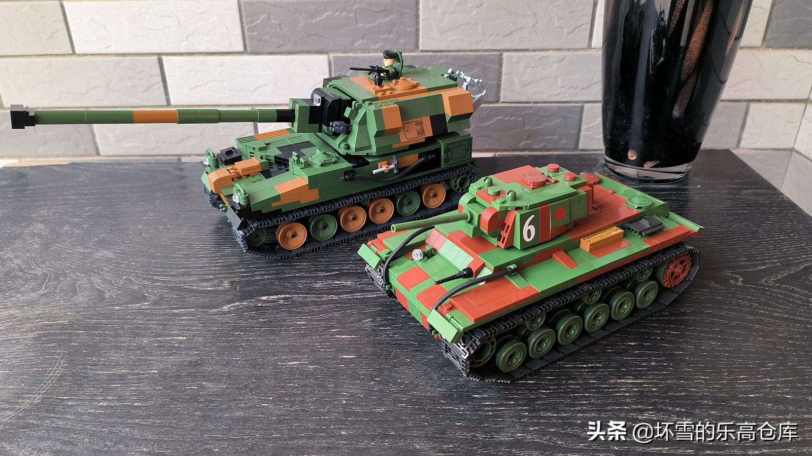 kv-2重型坦克木质拼装,kv1坦克到kv6坦克的进化史