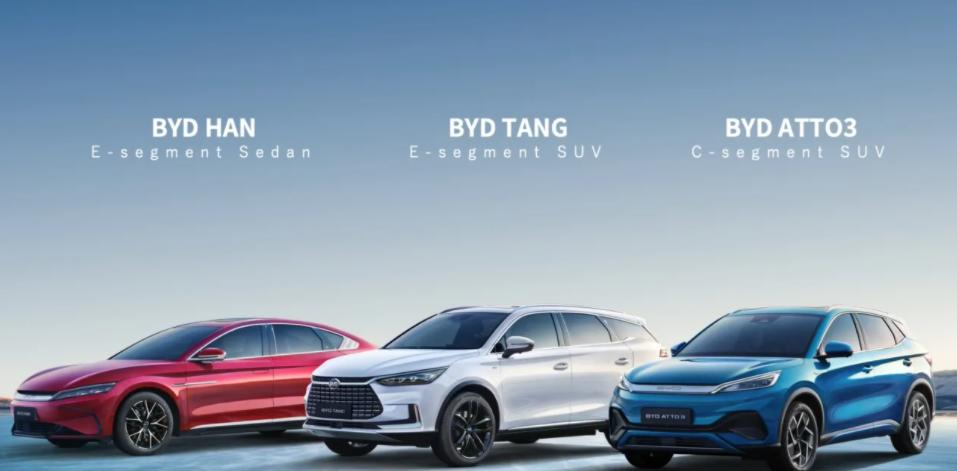 比亚迪在国外卖得最火的车,比亚迪在国外的火爆程度