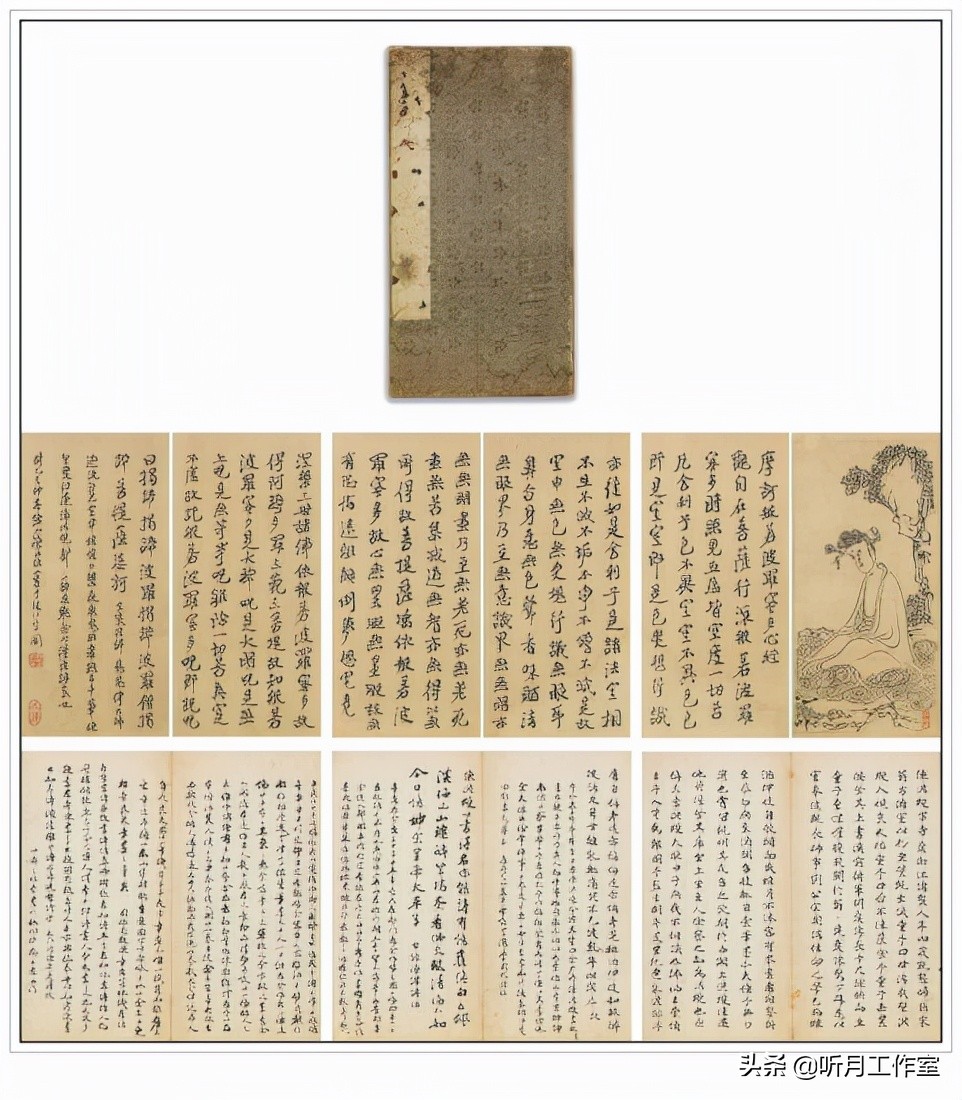 清代书法家陈洪绶,明朝陈洪绶真迹百美图