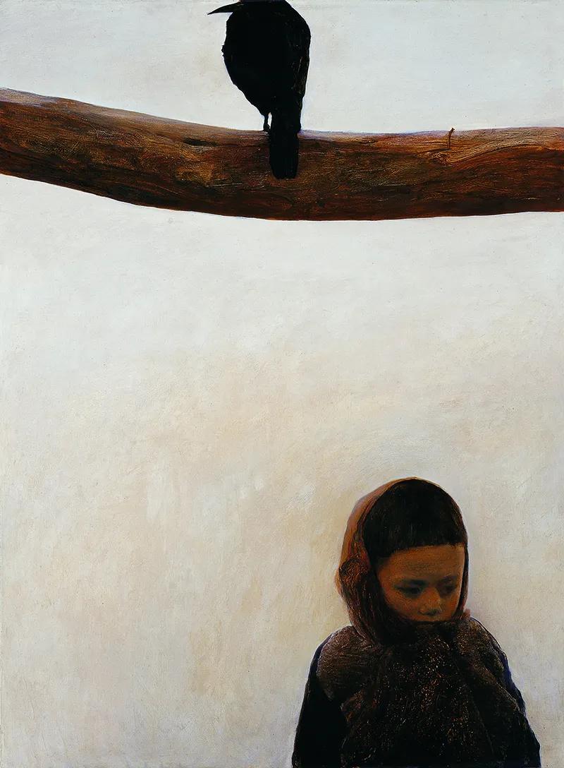 何多苓俄罗斯写生油画,何多苓油画2007