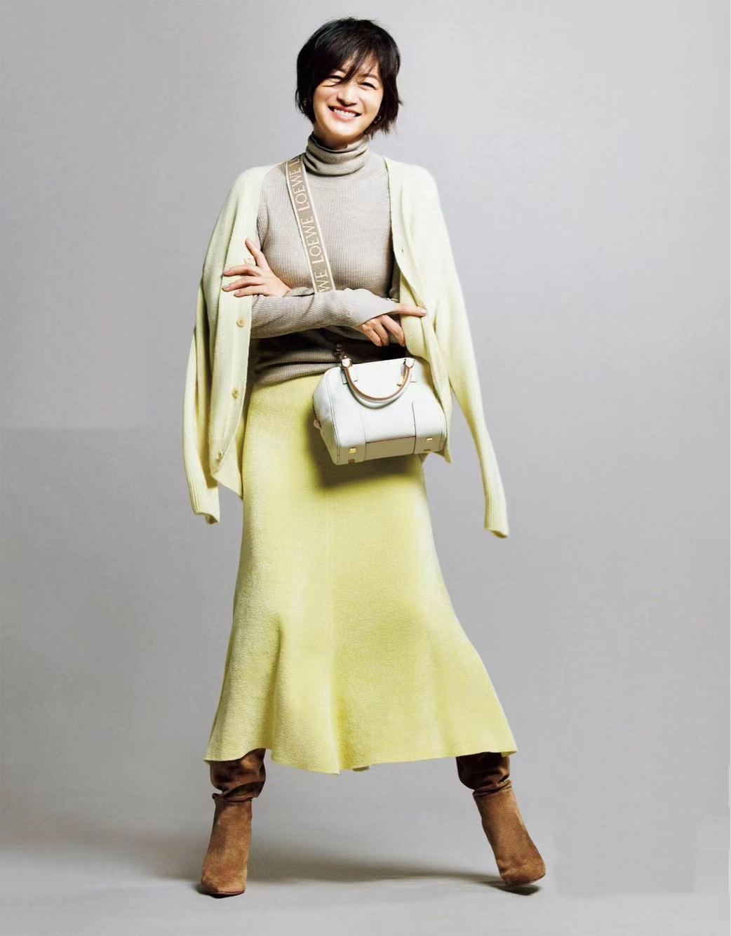 春季米色系穿搭,必须get的同色系穿搭高级永不过时