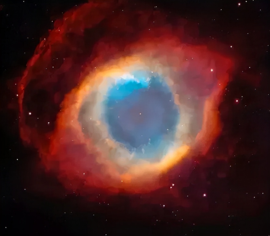 宇宙星云星系彩图,宇宙中螺旋星系图片