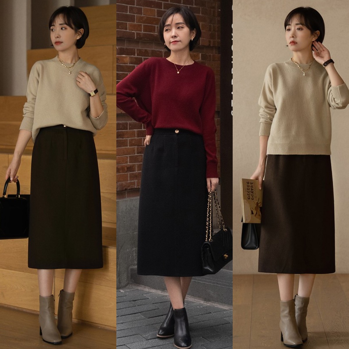 毛衣到底该怎么搭配才好看,长一点的毛衣怎么搭配才好看