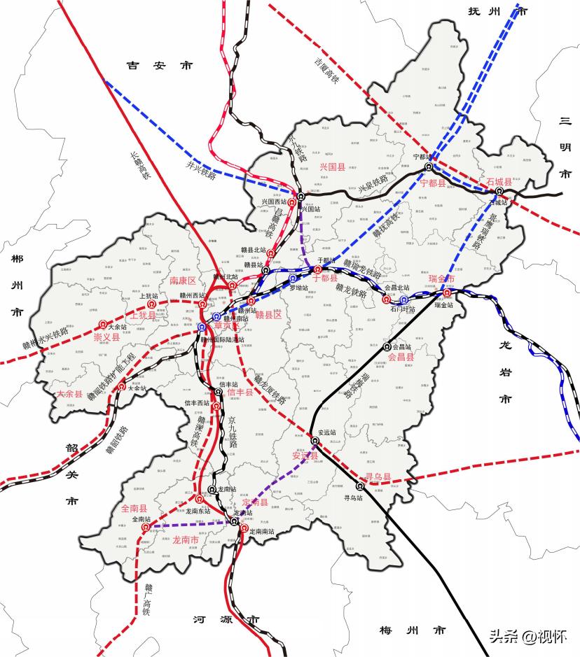 江西三条铁路,江西三条铁路年内开通