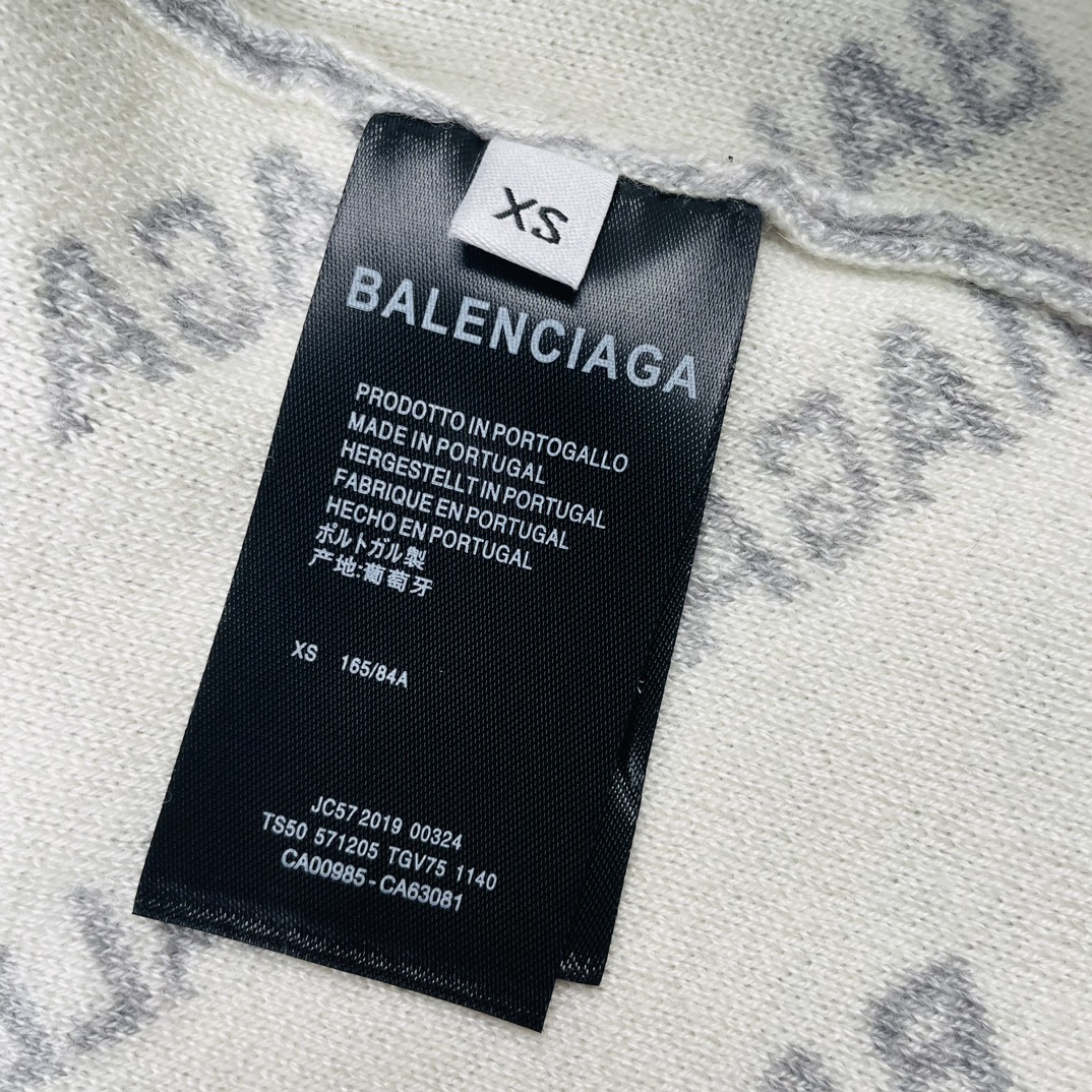 balenciaga巴黎世家字母毛衣开衫,balenciaga巴黎世家track2.0平替