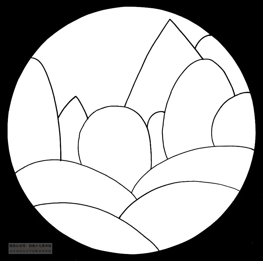 儿童画教程水彩笔涂色技法练习,儿童画教程水彩笔