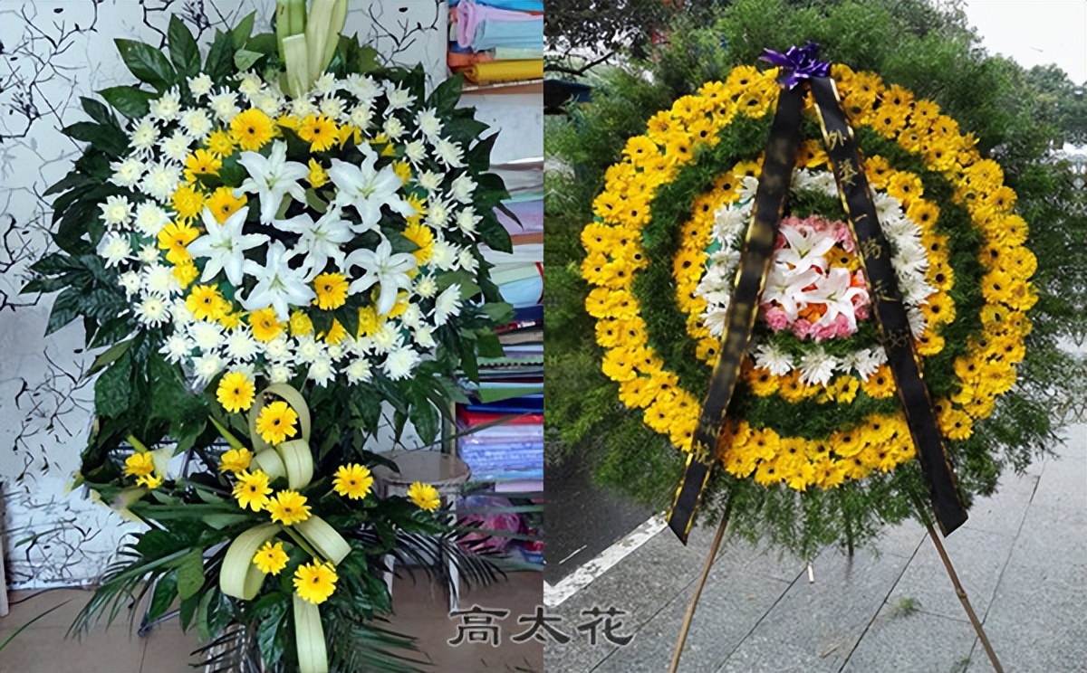 一个鲜花花圈成本大概多少钱,花圈多少钱一个平方