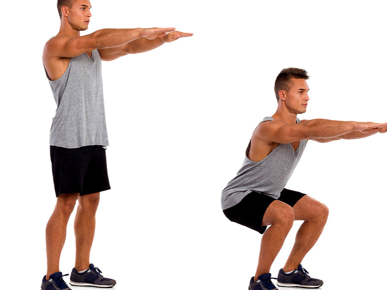下蹲的正确动作，日常自我查体的参考、锻炼双腿的保障