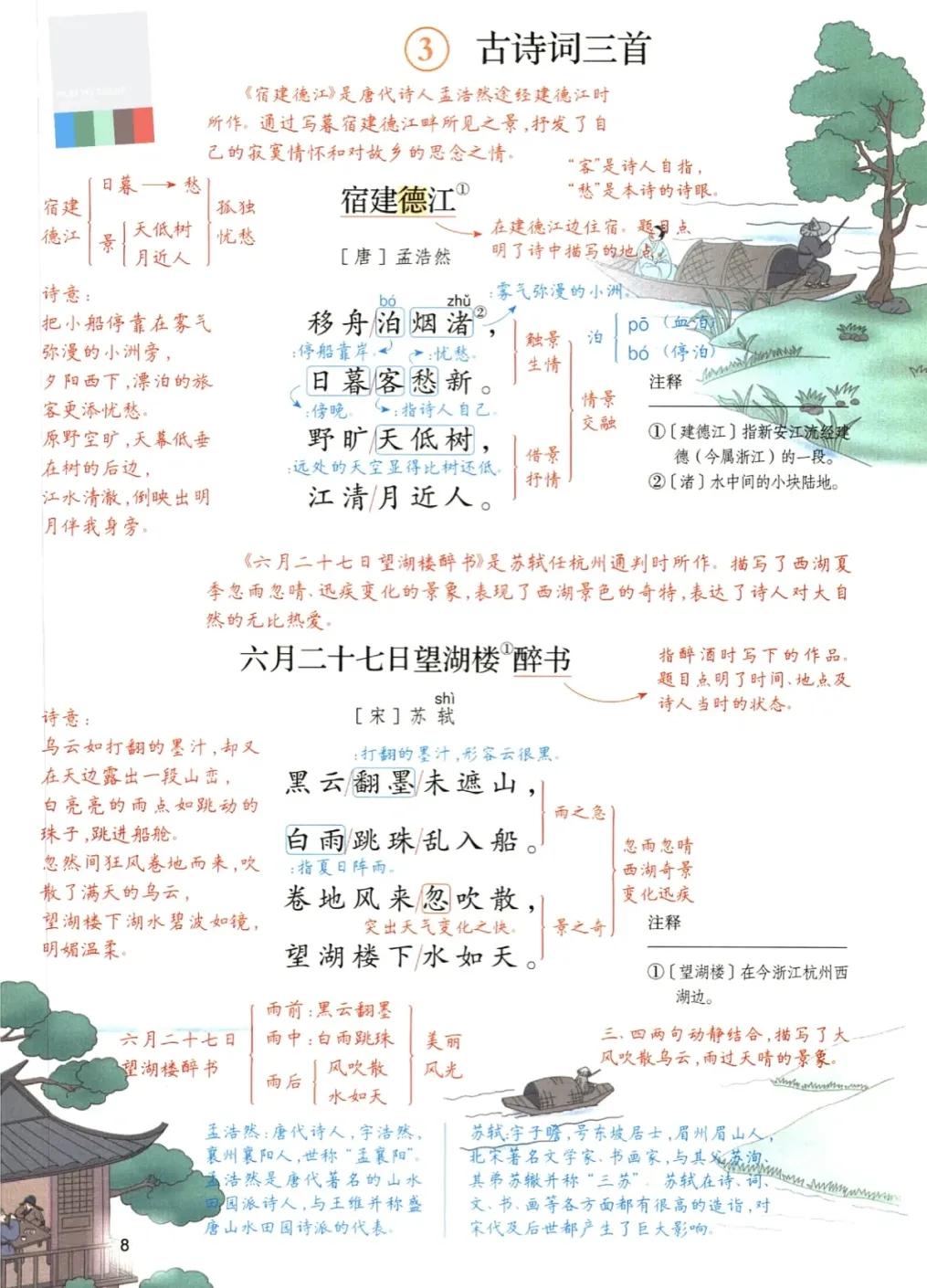 六年级上册语文第七单元24课笔记,六年级上册语文第一单元课本笔记