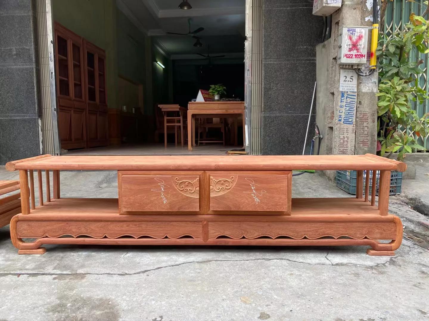 大果紫檀电视柜最新款,大果紫檀220公分电视柜