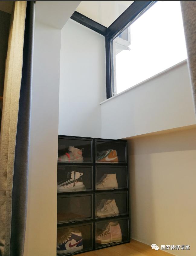 套内70多平小三房装修黑白灰,高级感老房翻新布局