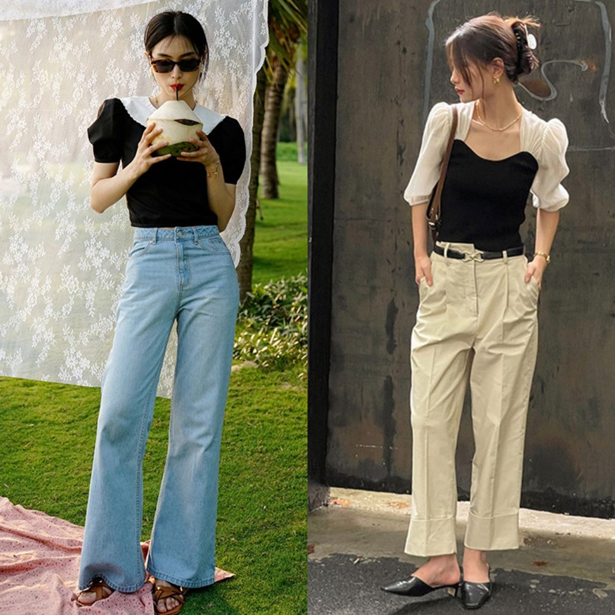 好看的裤子潮流推荐显高,今年流行什么裤子显高又有气质