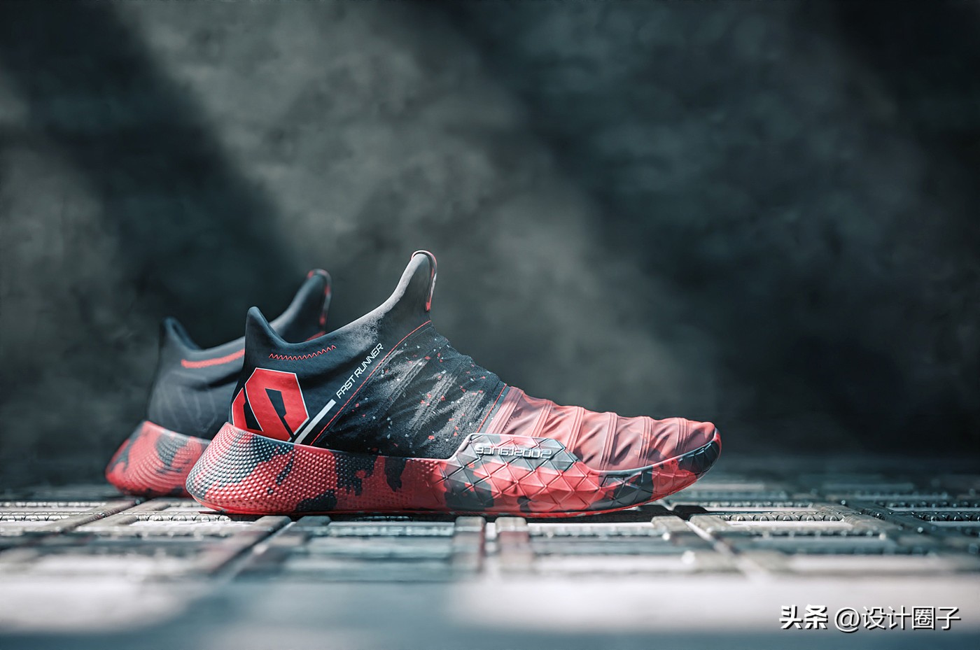 红色恶魔鞋,高级感红色鞋