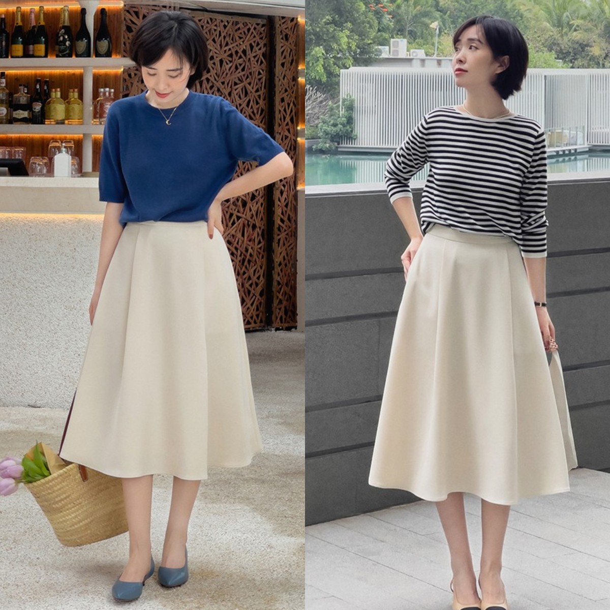 怎样把白裙子穿好看,白裙子粉鞋子穿搭